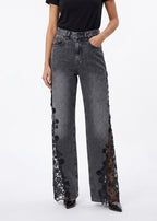 Lace pants (jeans)