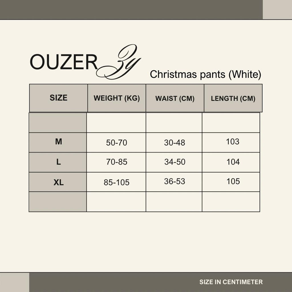 Christmas Pants (White)